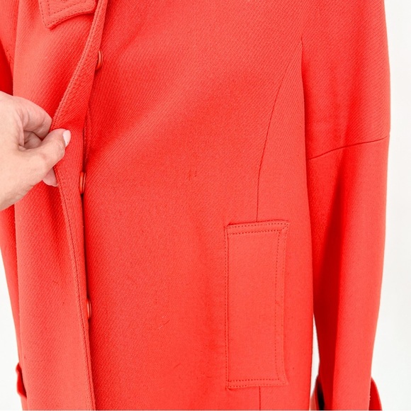 United Colors of Benetton Orange Pea Coat - Picture 3 of 8